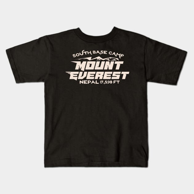 South base camp mount everest nepal Kids T-Shirt by SpaceWiz95